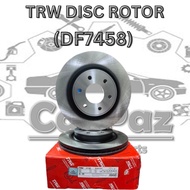 TRW DISC ROTOR NISSAN NAVARA D40, NP300 D23 FRONT (1 SET/ 2PCS) (DF7458)