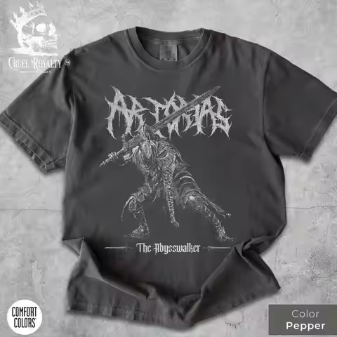 Artorias The Abysswalker T Shirt Vintage Dark Souls Retro Wolf Knight