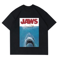 JAWS 1975 VINTAGE FILM T-SHIRT | MOVIE T-SHIRT | Men's White Shirt