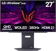 LG 27GX700A-B Ultragear QHD (2560 x 1440) OLED Gaming Display, 280Hz, 0.03ms, NVIDIA G-Sync, AMD Fre