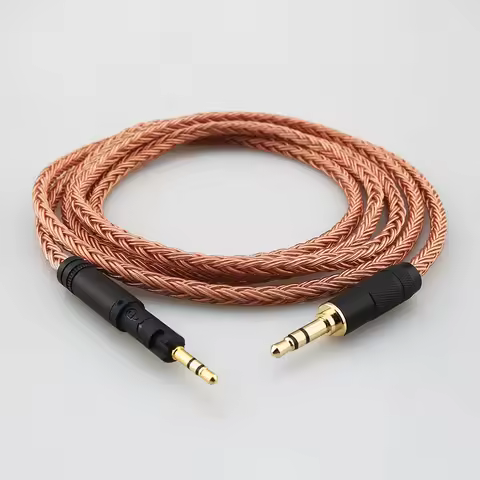 HiFi 16 Core OCC Earphone Cable For Sennheiser HD598 HD559 hd569 hd579 hd599 hd558 hd518