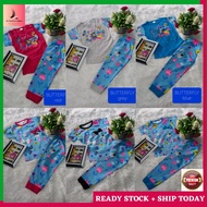 Baju Kanak-kanak Perempuan Set Baju dan Seluar Pyjama Kids Girl 1-8 Tahun Cotton