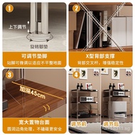 Storage Rack Shelf Bookshelf Optical Axis Rack Household Floor-standing Living Room Shelf Kitchen Na