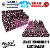 [200x120x20] Sofa Bed inoac / Sofa Bed Inoac no 4 tebal 20 cm Ukuran 200 X 120 X 20 cm EON LG D23 /Sofabed EON LG D23 Asli / Sofabed Busa Inoac murah / sofabed 3 in 1