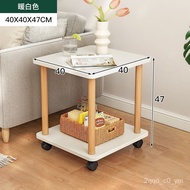 【TikTok】#Bedside Table Bedroom and Household Small Simple Table Rental House Rental Bedside Table Movable Small Coffee T