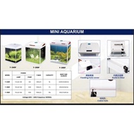 SOBO T-240F / T-290F / T-390F Aquarium Complete Set With Pump And Filter Mini Akuarium Set