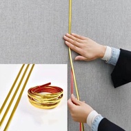 Roll of 3D PVC wall stickers with peel-and-stick glue, high-quality gold-plated and silver-plated, 8