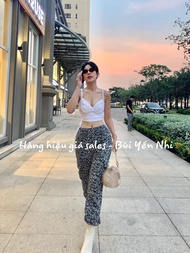 [HCM]Quần jogger da beo F21