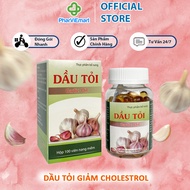 [Date 12 / 2024] Garlic Oil Garlic Oil Reduce Cholesterol Stabilizer Blood Pressure Support Digestion (Box / 100 Tablets)