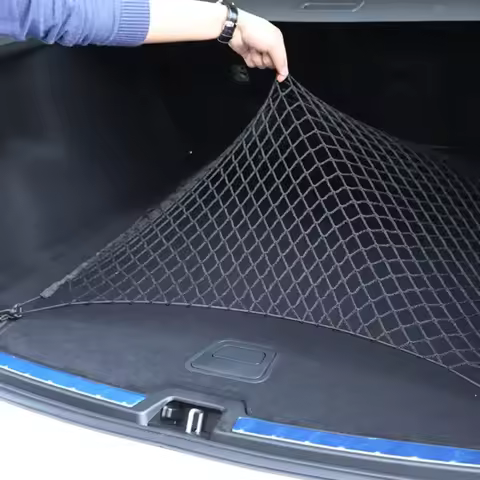 Nylon Car Rear Cargo Net Trunk Storage Organizer Net For Audi A1 A2 A3 A4 A5 A6 A7 A8 Q2 Q3 Q5 Q7 S3