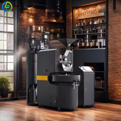 Small Home 1Kg 3Kg 5Kg 10Kg Roaster Electric Hot Air Gas Roasting Machine Coffee Beans Roasted Indus