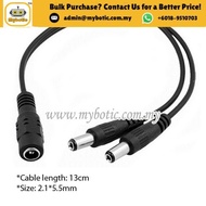 1 DC Female to 2 DC Male Splitter Cable