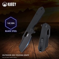 New Kubey Atlas Ku328 tdoor Folding Knife 14C28N Withtanto P
