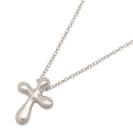 【二手】蒂芙尼 (Tiffany & Co.) 小十字架項鍊，頸圍 40.5 厘米，Pt950 鉑金，男女皆宜，二手