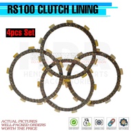 4PCS SET CLUTCH LINING FOR YAMAHA RS100 MOTORCYCLE ACCESSORIES