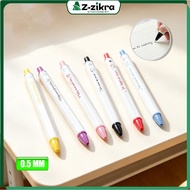 Cute Aesthetic Gel Pen 0.5mm School Office Stationery Korean Mechanical Pen/ Neutral Color Simple Az