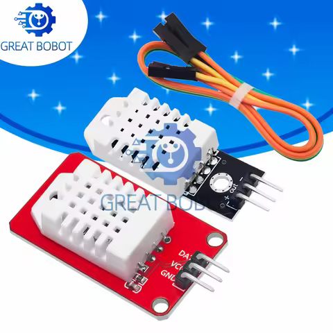 BS 1PCS High-Precision AM2302/DHT22 Sensor Module: Digital Temperature & Humidity Detector for Ardui