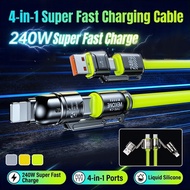 [4-in-1 PD Fast Charging] Atom 4-in-1 Super Fast Charging Cable Fast Charging Cable / PD Cable / Mul