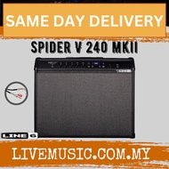 LINE 6 Spider V 240 MkII - 240 watts, 2x12" Modeling Combo Amp with Cable (LINE6 V240/V240MKII /V-24
