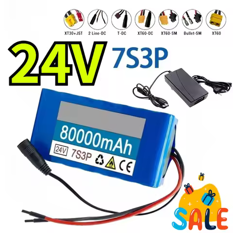 24V 80000mAh 7S3P 18650 29.4V 80000mAh Li-ion Battery Pack for Wheelchairs Power Li-ion Replacement 