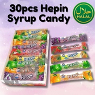 30pcs Hepin Syrup Soft Candy｜Mixed Fruit Flavour｜Soft Gula Buah