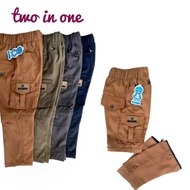 2-in-1 CARGO JEANS | MEN'S LONG-/ SHORTS | SBP
