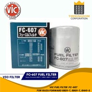 VIC FUEL FILTER FC- 607 VIC FUEL FILTER for ISUZU FORWARD 6BD1-T, 6BG1, 6BG1-T, 6HH1-S