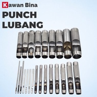 Penebuk Lubang Kulit Kualiti Tinggi High Quality Leather Hollow Hole Punch  (1/8inch - 5/8inch)