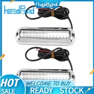 2Pcs 42LED Boat Drain Light Boat Transom Light Blue Underwater Pontoon Marine Light