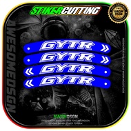 Gytr rim cutting stickers motor sticker ex5 dream accessories ex5 accessories
