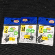 HITAM Stella Round Black Fishing String Stopper