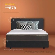 [Ready] Single Size - Armenia Bed Swiss Foundation Divan / Leather Divan / Solid Divan Bed / Bedfram