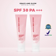 Grace and Glow BUNDLE 2 PCS SPF BODY SERUM | Brightening Sun Lotion Body Serum SPF 30 PA+++ | Sunscr