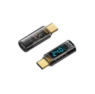 PD240W 功率表 240W Type-c to Type-c Tester   USB-C功率檢測手指 Type-c to Type-c電壓檢測 手機筆電充電檢測器功率檢測器 240w OTG A