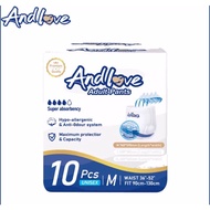 ANDLOVE Adult Diapers L   (10pcs/1pack) Adult Pull-Up Pants, Leak-Proof