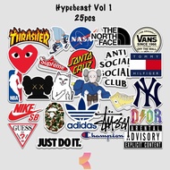 Terbaru Stiker Logo Brand Aesthetic Hypebeast Case Hp Laptop Helm