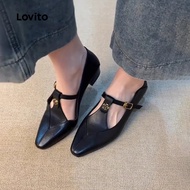 Vintage Boat Shoes Retro Commute All Seasons Black Boat Shoes for Women LFA85013 Sandal Bot Lama Vin