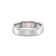 Jewellista แหวนคู่สำหรับผู้ชายรุ่น Lawson เงินแท้ 925 ประดับพลอย Cubic Zirconia