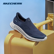 Skechers Men Slip-Ins GOwalk 8 Pelayo Walking Shoes - 216784-NVOR Air-Cooled Goga Mat Kasut Sneaker,