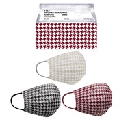 Houndstooth | 3 ply Medeis Medical Mask | BFE 99% | CE/FDA/TYPE IIR EN14683 ASTM [LUX Collection]