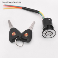 TWE Electric Bicycle Ignition Switch Key Power Lock For Electric Scooter Portable Key Power Lock E-bike Components Parts SG
