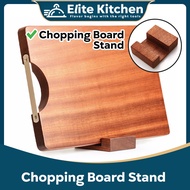 Elite Kitchen - Ebony Wooden Cutting Board Stand for Ebony Board Series Chopping Board Holder Cuttin