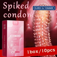 10pcs/1box premium spike condom with spikes tahan lama condoms kondom berduri 100% Original Adult Se
