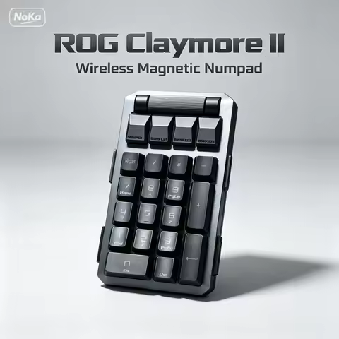 ROG Claymore II Wireless Magnetic Numpad, Detachable Right Numeric Pad, RX Optical Axis, Fits Claymo