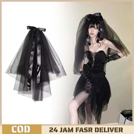 Black Veil Hijab Veil Bridal Veil Wedding Veil Black