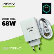 Fast Charger infinix Type C Super Fast Charging 68W INFINIX GT 10 Zero 20 30 X Pro Note 10 11 12 20 