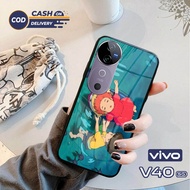 VIVO V40 & V40 PRO Glass Softcase - V40 & V40 PRO Mobile Phone Case [T109].