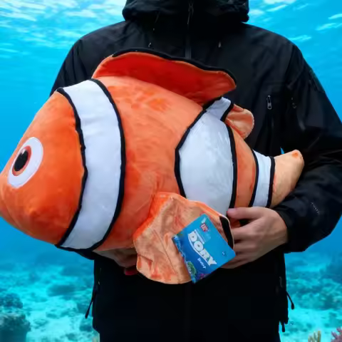 Giant Size 23.6" Disney Pixar Movies Finding NEMO Plush Toys Nemo Fish Clownfish Anime Plush Dolls S