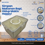 Food container with dividers, storage box for spices, vegetables, fruit, snacks, storage box