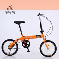 Folding Bicycle Men's And Women's Outdoor Lightweight Shock Absorption Mini Adult 16 Inch Adult Children's Student Bike New 2023